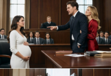 My husband pointed at my eight-month pregnant belly and told the judge, ‘She has no income and no family support, I demand full custody’