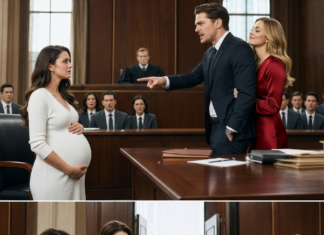 My husband pointed at my eight-month pregnant belly and told the judge, ‘She has no income and no family support, I demand full custody’