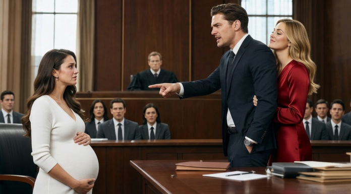 My husband pointed at my eight-month pregnant belly and told the judge, ‘She has no income and no family support, I demand full custody’