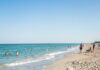 The friends were relaxing on the beach when a dog ran up barking — Then a woman turned pale after taking a closer look at its fur
