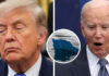 Joe Biden takes brutal swipe at Trump over Reflecting Pool repairs after he threatened vandals with 10 years in prison