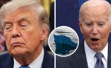 Joe Biden takes brutal swipe at Trump over Reflecting Pool repairs after he threatened vandals with 10 years in prison