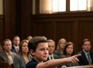 In court, my husband blamed me for destroying his company—until my son pointed out who had set me up