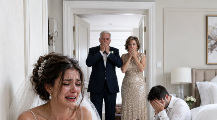 On her wedding night, the bride screamed — her mother-in-law found her trembling on the floor while her son said, ‘She had to pay’