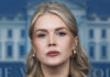 Everyone has the exact same reaction to Karoline Leavitt’s post-baby look at 28