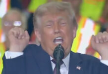 Donald Trump slammed for ‘disgusting’ act during rant about transgender athletes