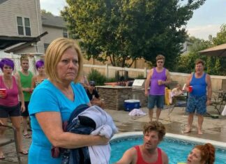 The poolside betrayal that had the whole neighborhood talking