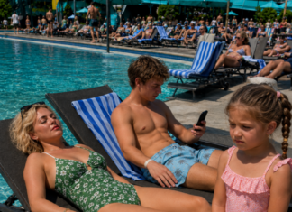 An entitled woman stole the resort chairs my 8-year-old daughter and I had reserved