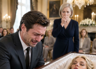 I kissed my wife’s cold forehead in the coffin—then opened her hand and found a navy-blue button torn from my brother Rodrigo’s jacket
