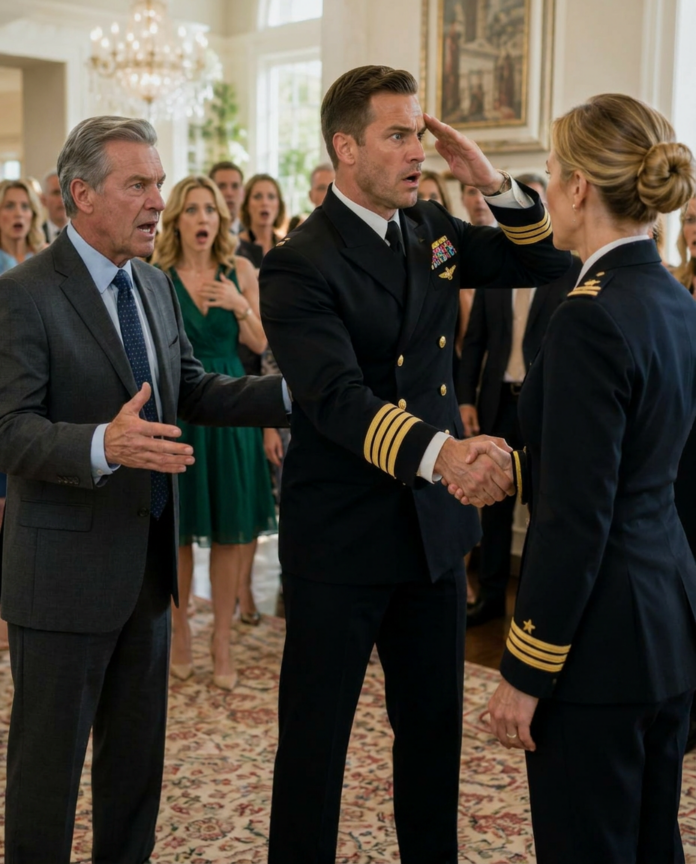 My dad was ashamed to introduce me to my sister’s Navy SEAL fiancé—until he saluted me as ‘Admiral, ma’am’