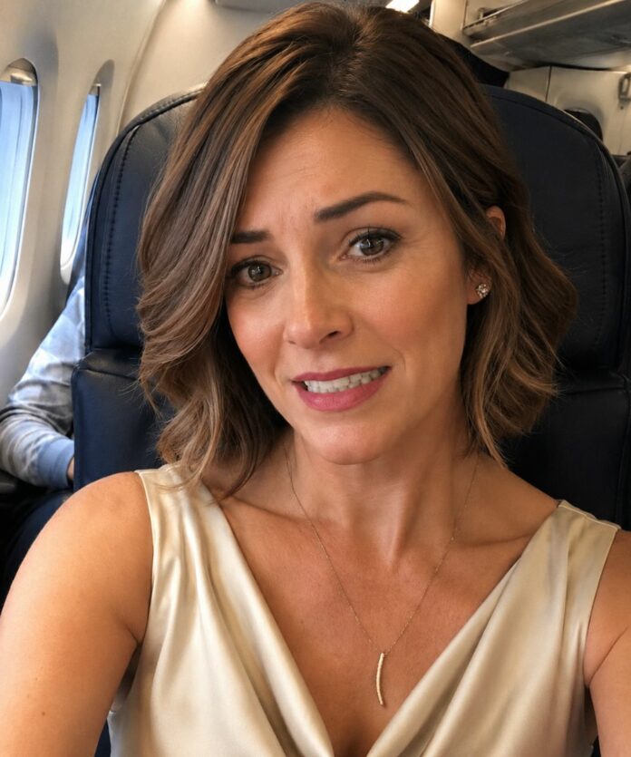 I booked a seat on my pilot husband’s flight for our anniversary, but what he said over the intercom shocked me