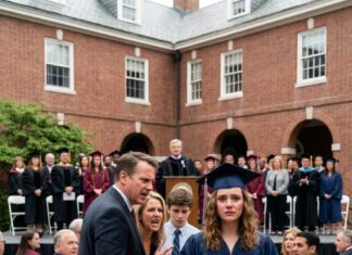 At my graduation, my father slapped me so hard my cap fell off—’You don’t deserve that degree’