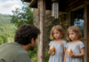 I returned to my late wife’s mountain cabin for closure, only to discover two abandoned twin girls on the front porch