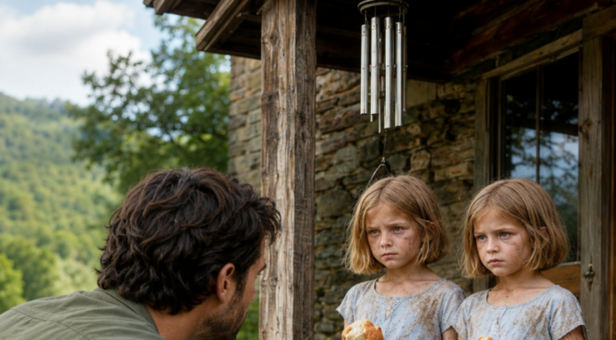 I returned to my late wife’s mountain cabin for closure, only to discover two abandoned twin girls on the front porch